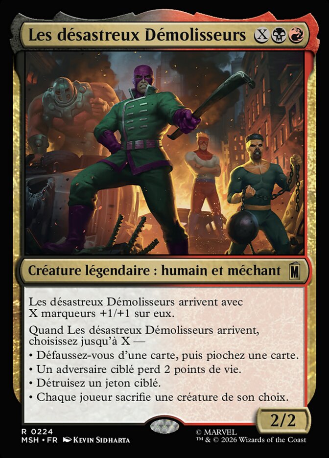 Les désastreux Démolisseurs