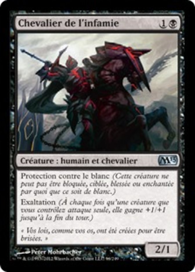 Chevalier de l'infamie