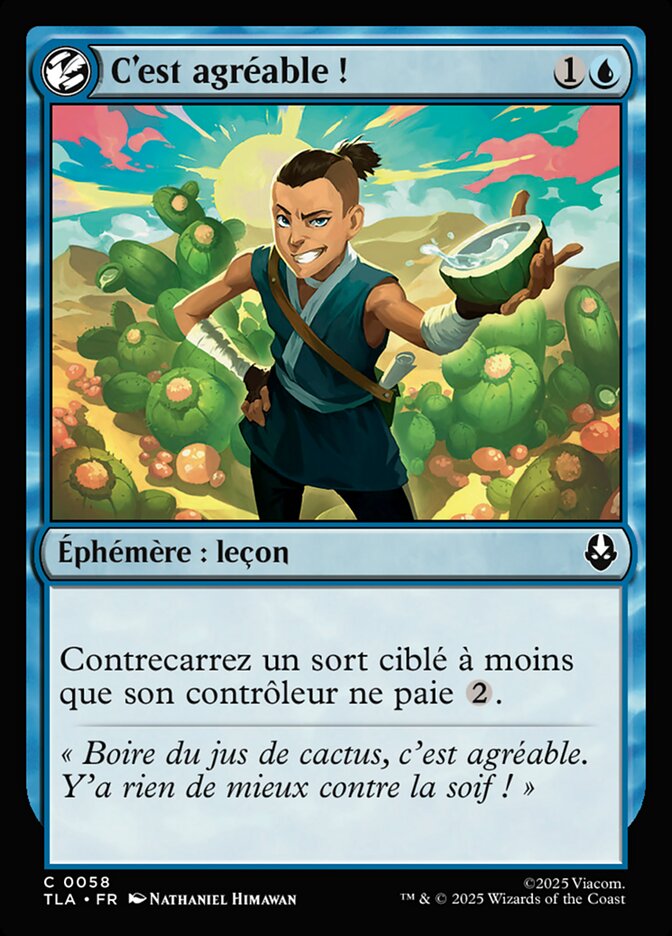C'est agréable !