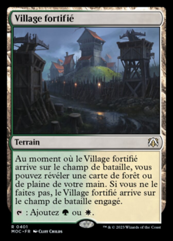 Village fortifié