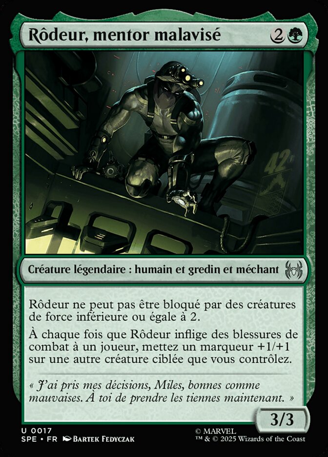 Rôdeur, mentor malavisé