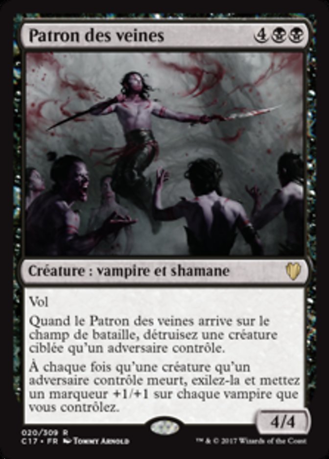 Patron des veines