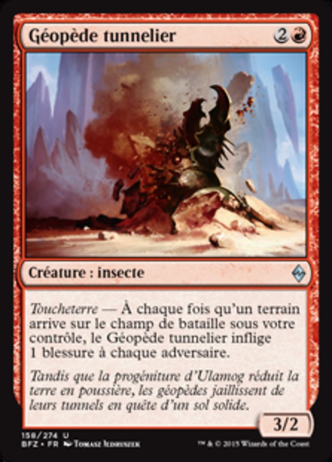 Géopède tunnelier