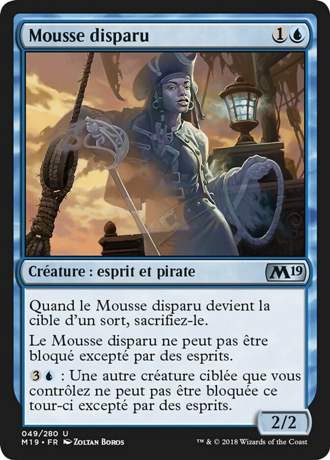 Mousse disparu