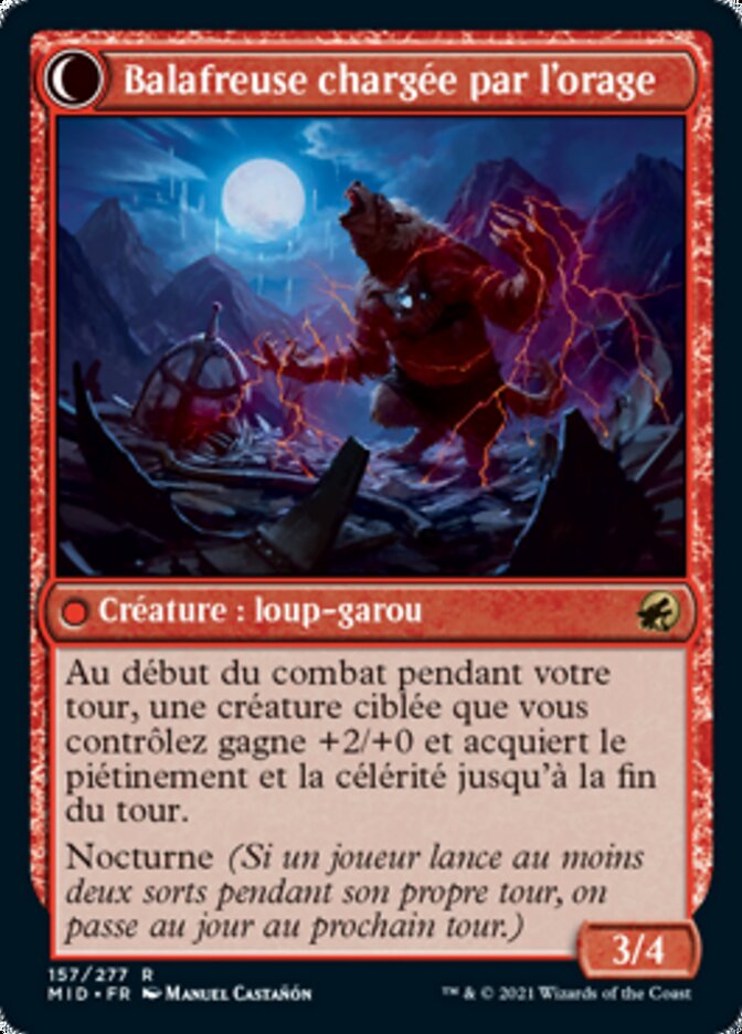 Chasseuse d'orage imprudente