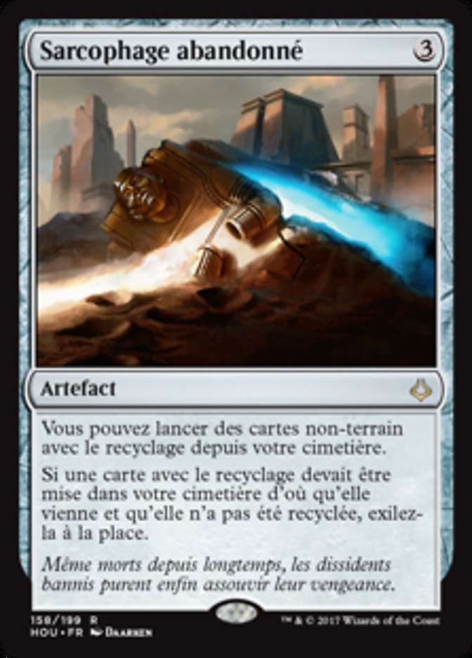 Sarcophage abandonné