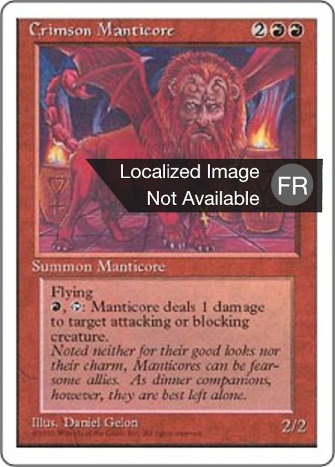 Manticore pourpre