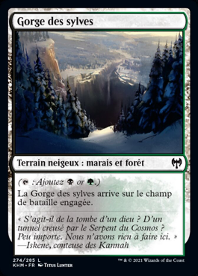 Gorge des sylves