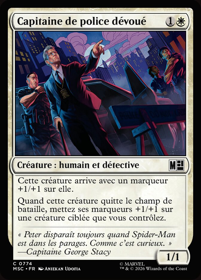 Capitaine de police dévoué