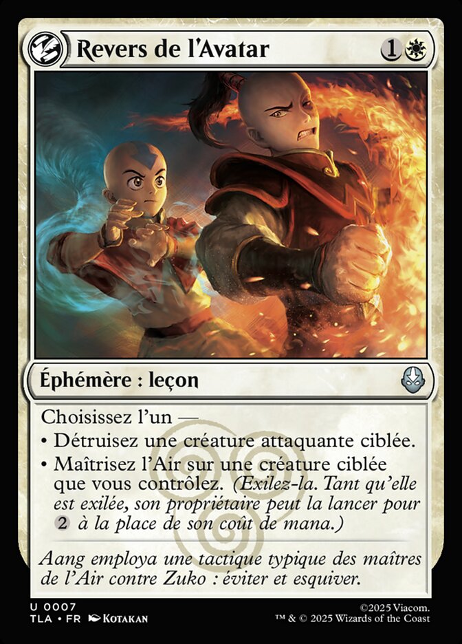 Revers de l'Avatar
