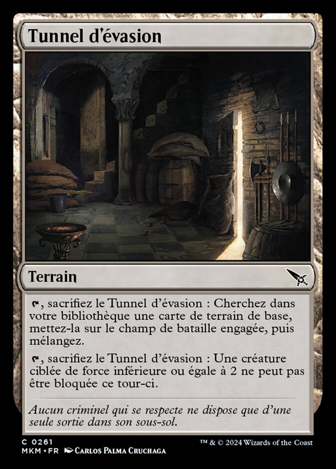 Tunnel d'évasion