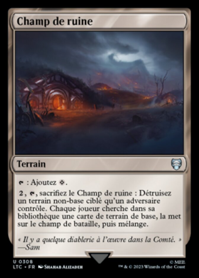 Champ de ruine
