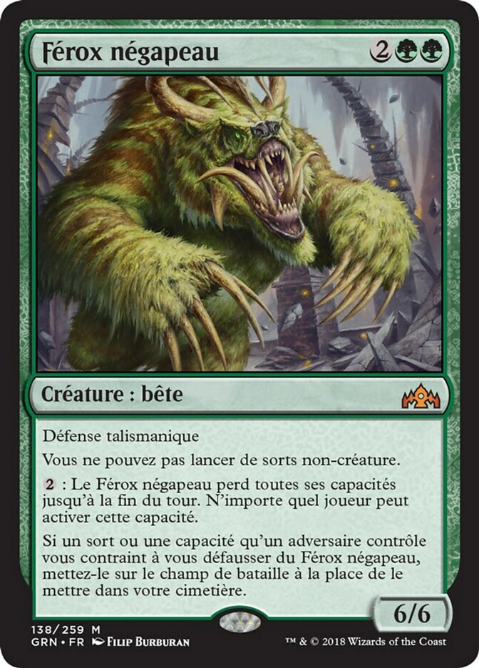 Férox négapeau