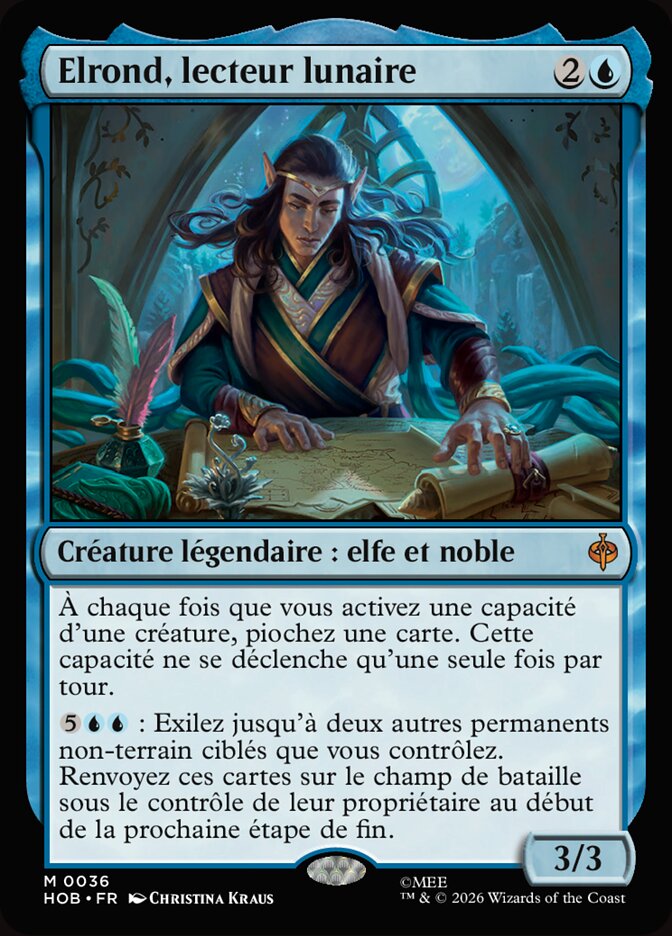 Elrond, lecteur lunaire