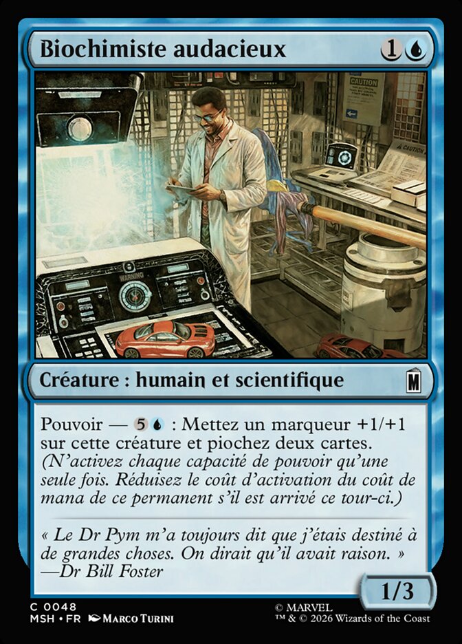 Biochimiste audacieux