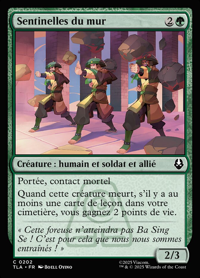 Sentinelles du mur