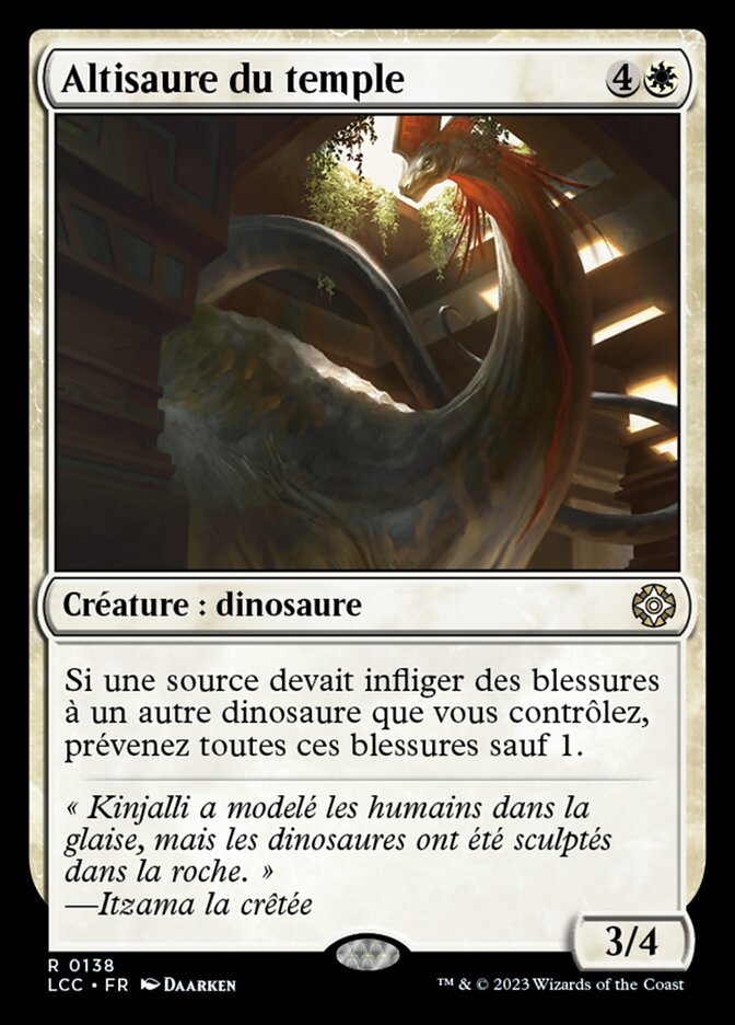 Altisaure du temple