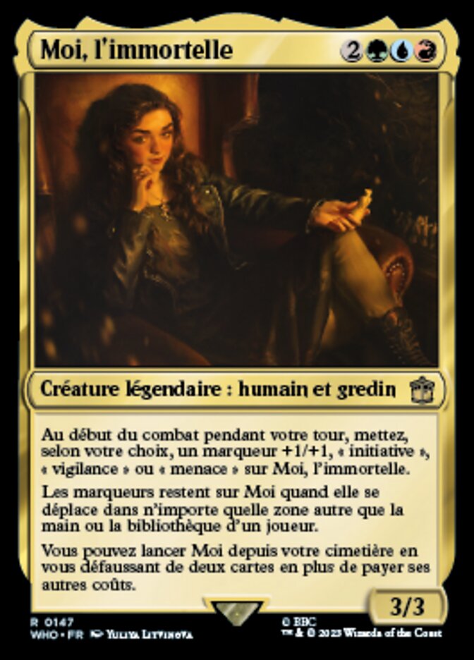 Moi, l'immortelle