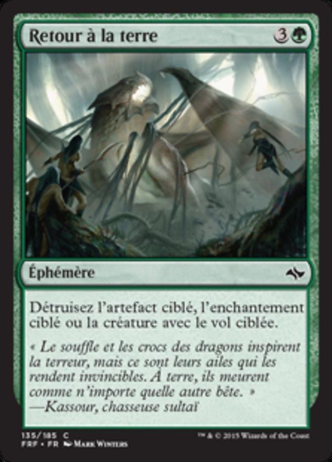 Retour à la terre