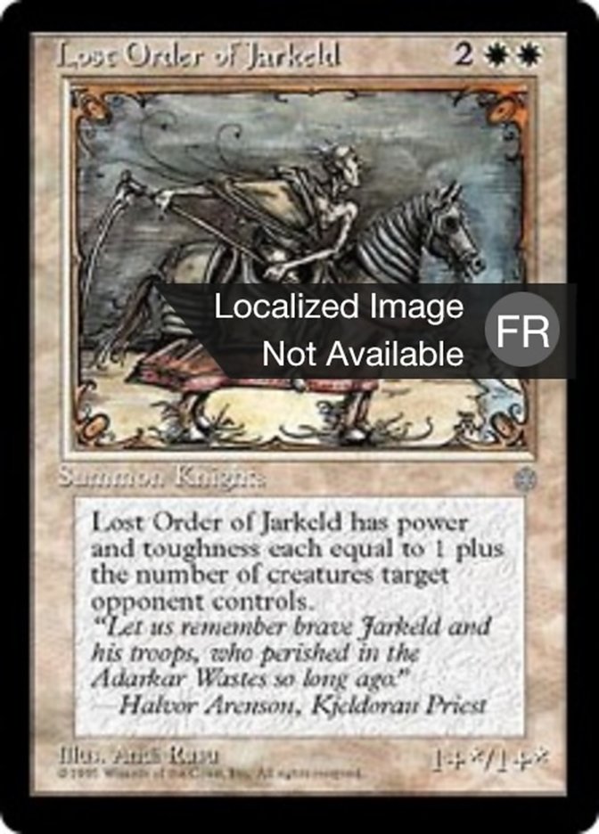Ordre perdu de Jarkeld