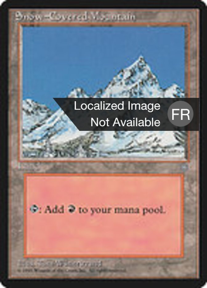 Montagne enneigée