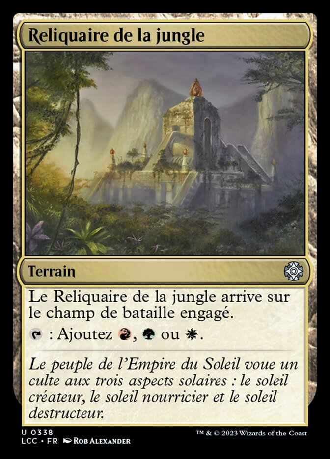 Reliquaire de la jungle