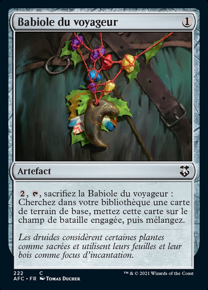 Babiole du voyageur