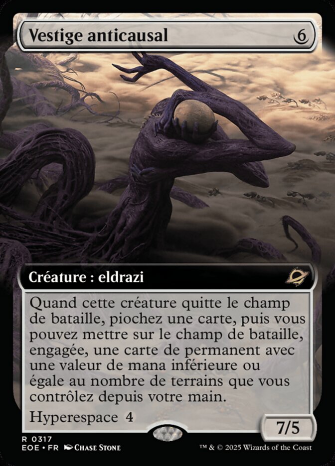 Vestige anticausal
