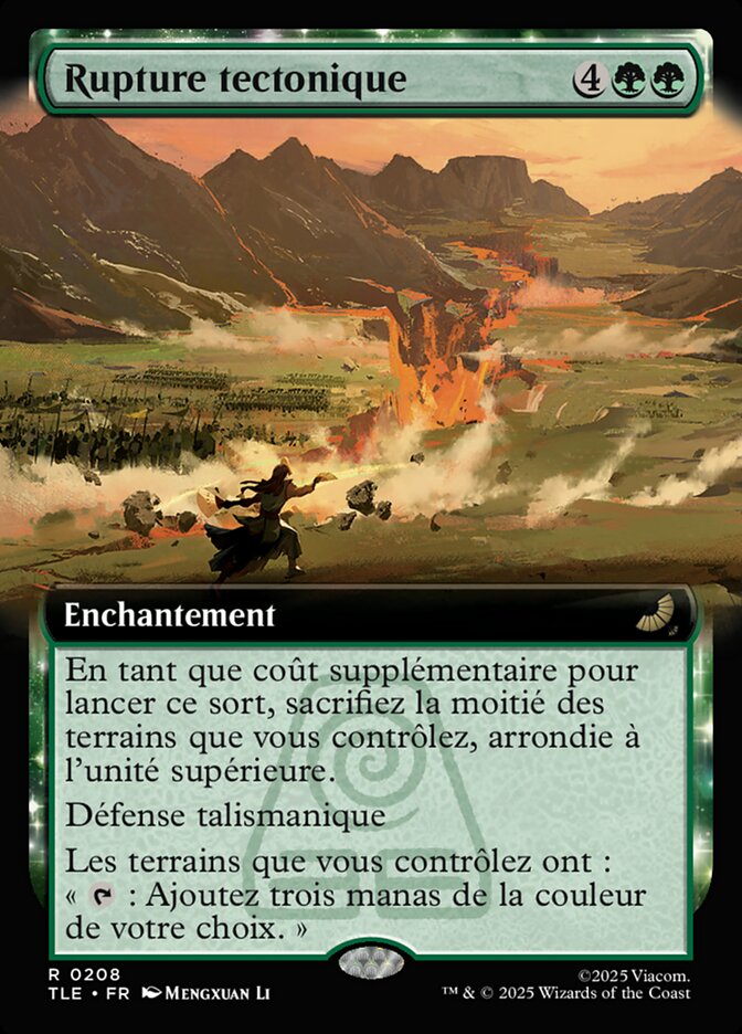 Rupture tectonique