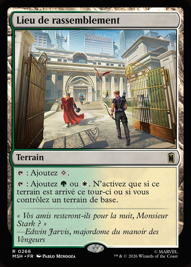 Lieu de rassemblement