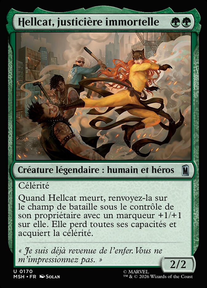Hellcat, justicière immortelle