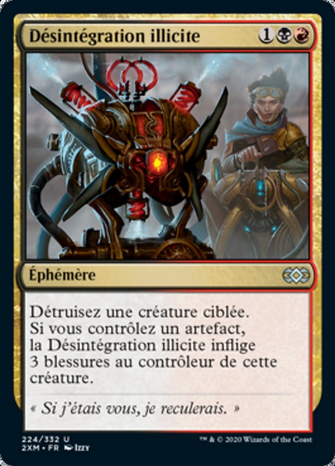 Désintégration illicite