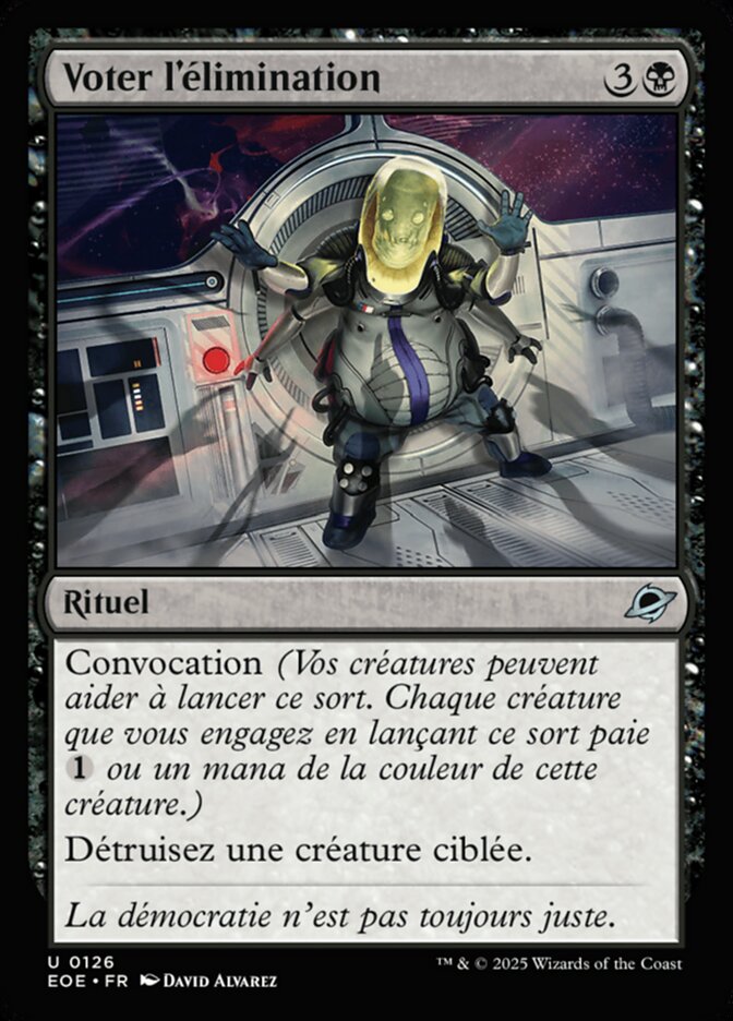 Voter l'élimination
