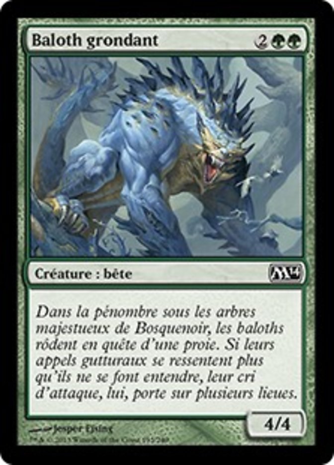 Baloth grondant