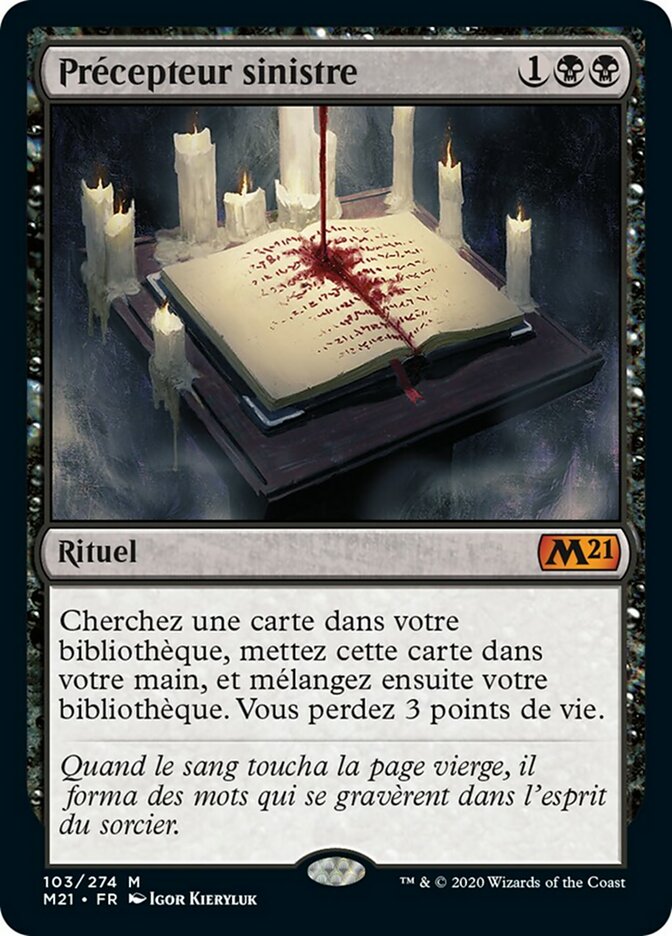 Précepteur sinistre