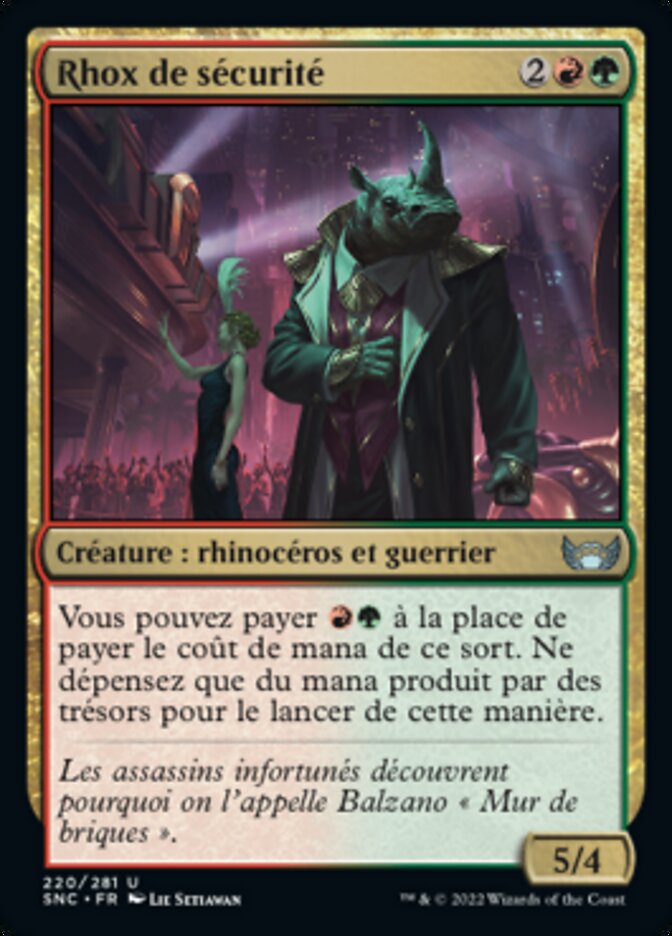Rhox de sécurité