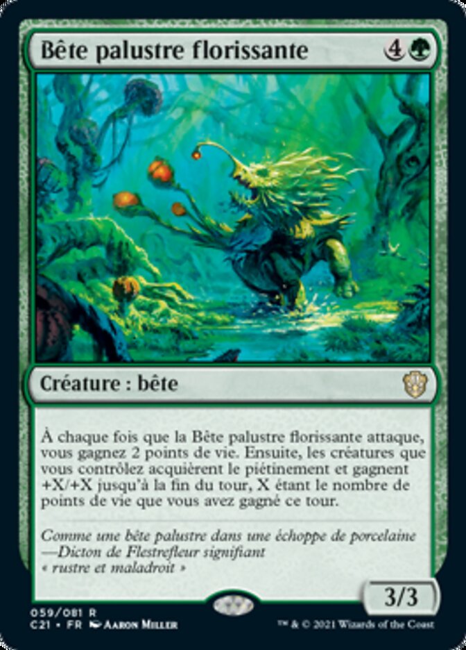 Bête palustre florissante