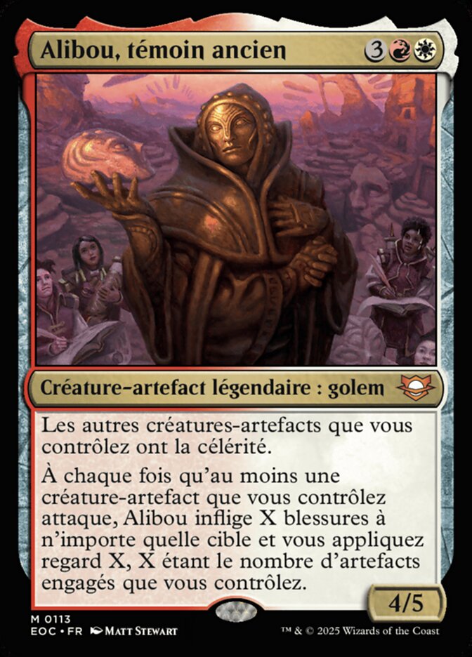Alibou, témoin ancien