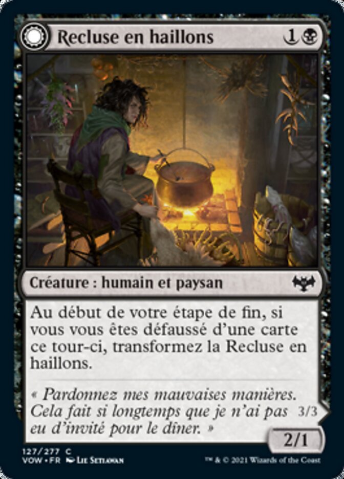 Recluse en haillons