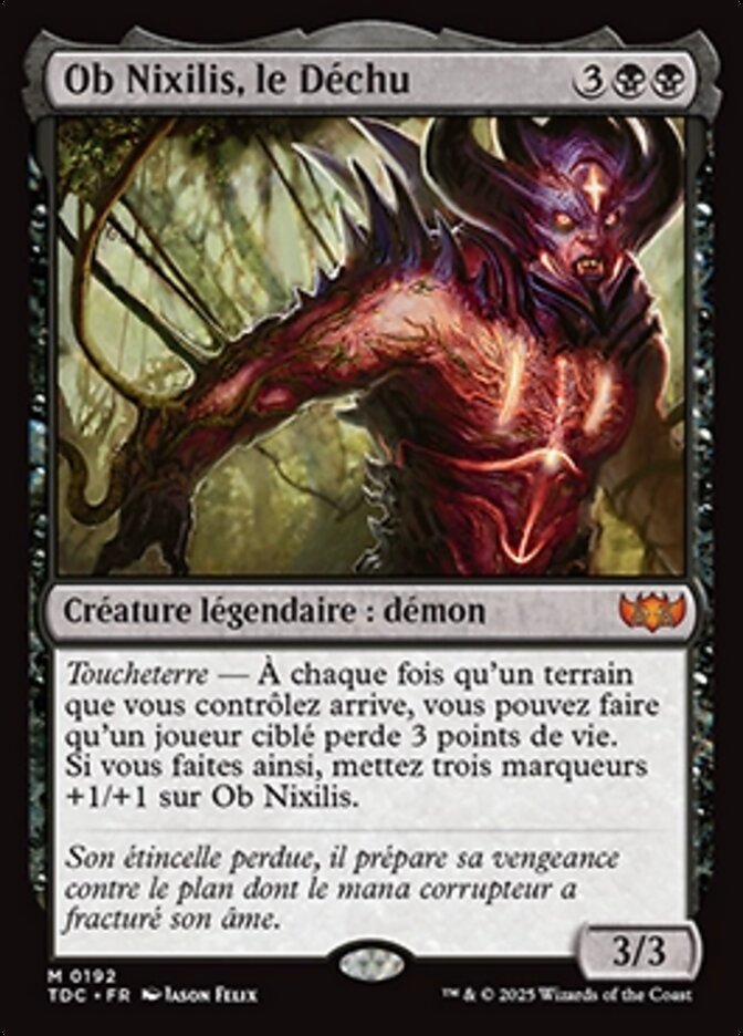 Ob Nixilis, le Déchu