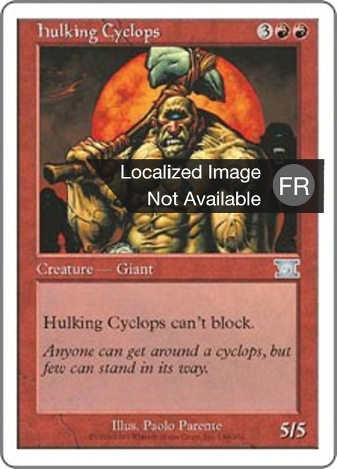 Cyclope lourdaud
