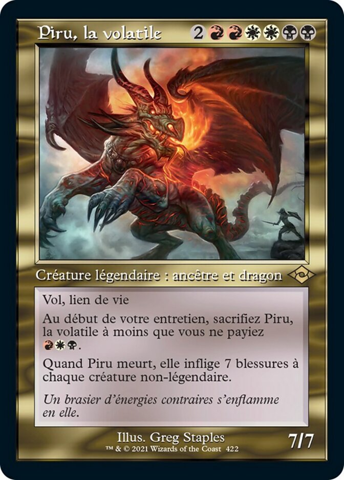 Piru, la volatile