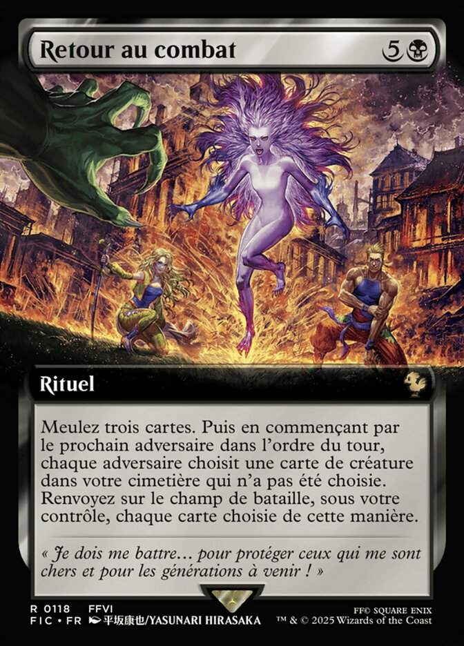 Retour au combat