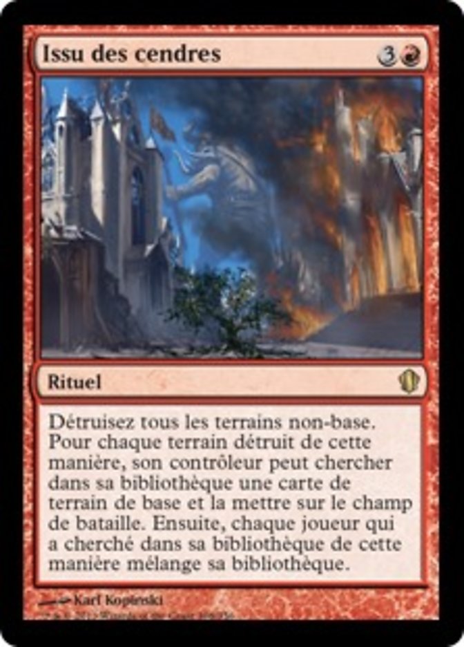 Issu des cendres