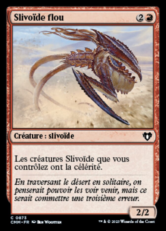 Slivoïde flou