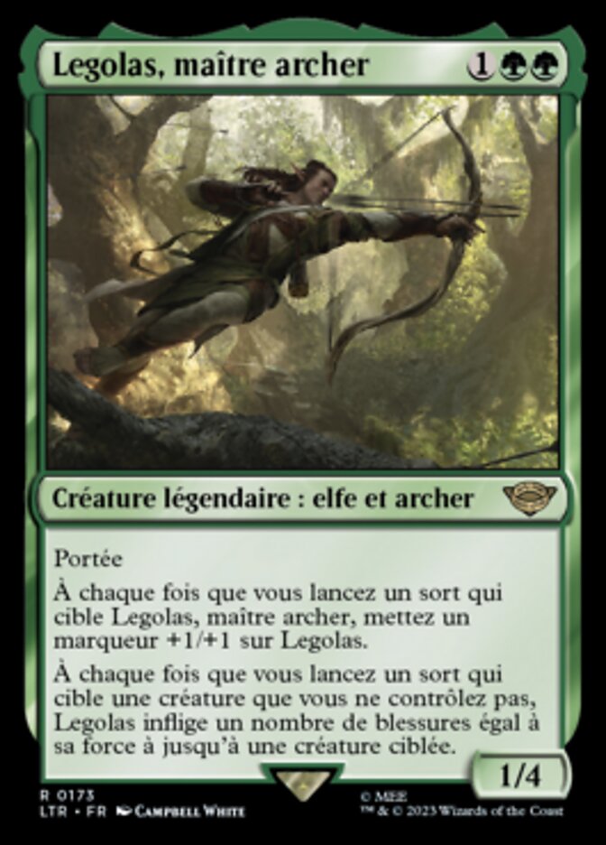 Legolas, maître archer
