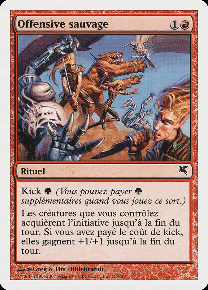 Offensive sauvage