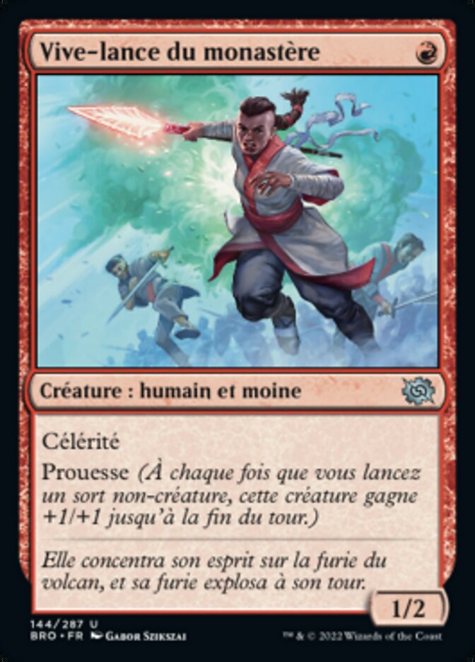 Vive-lance du monastère