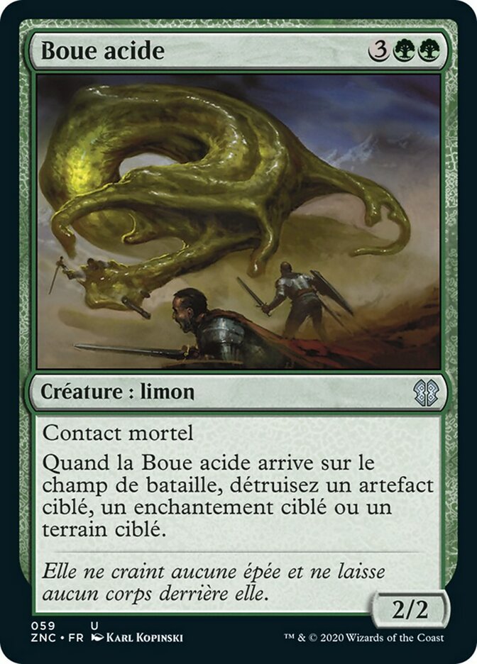 Boue acide