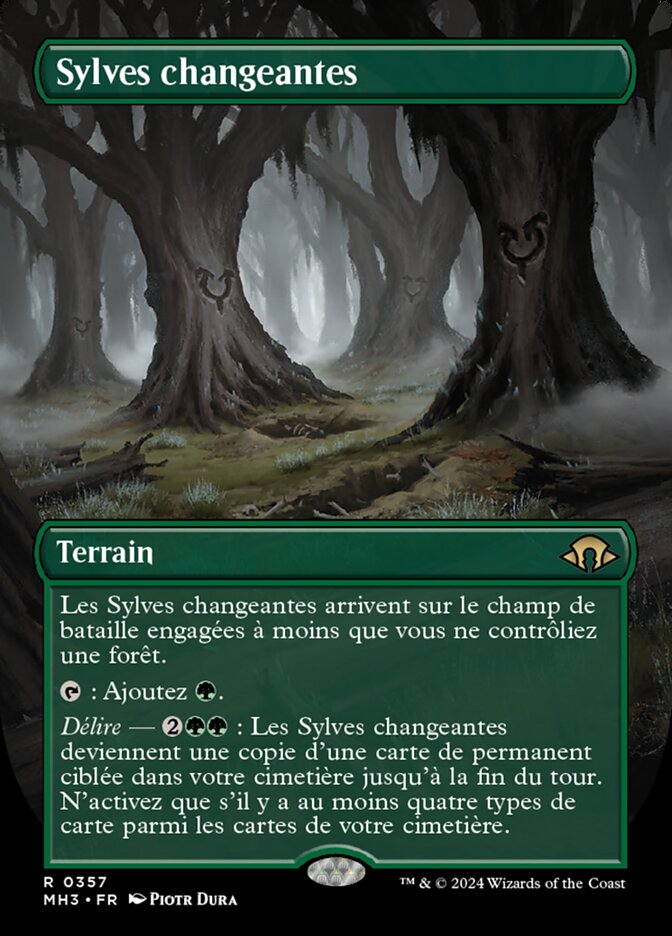 Sylves changeantes